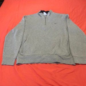 Lacoste men’s long sleeve heavy cotton zip front